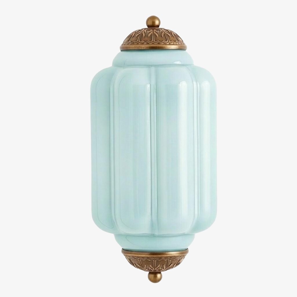 Eloise Elegant Glass Wall Sconce - Vintage Lighting for Bedroom T290
