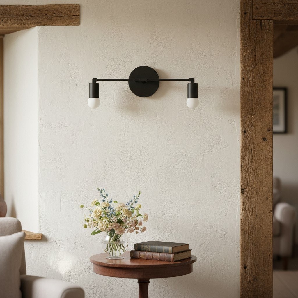 Mobilux Line industrial Bathroom Vanity Light - Minimalist Wall Sconce - Elegant Fixture T322