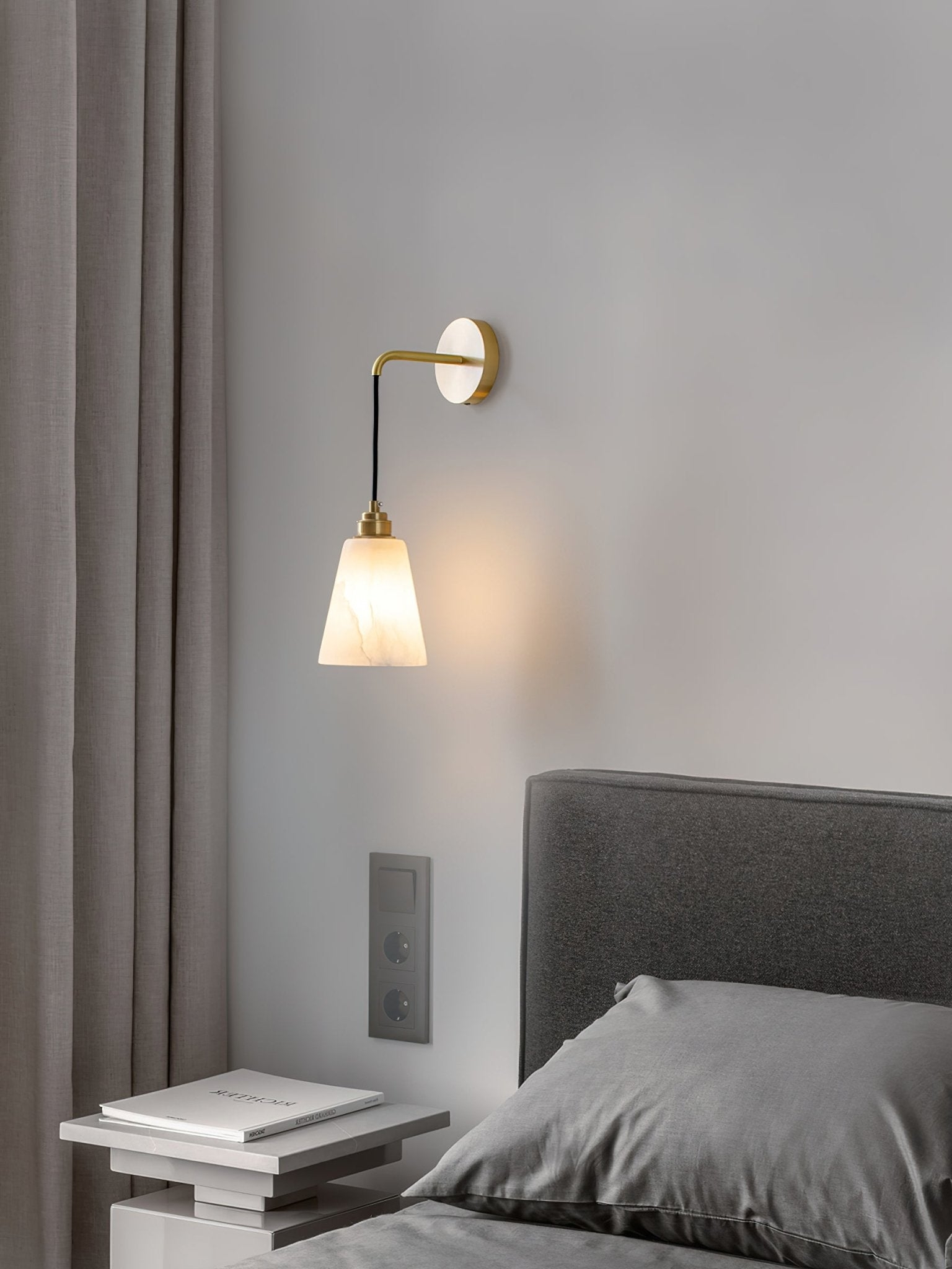 Droplet Alabaster Wall Lamp T1627