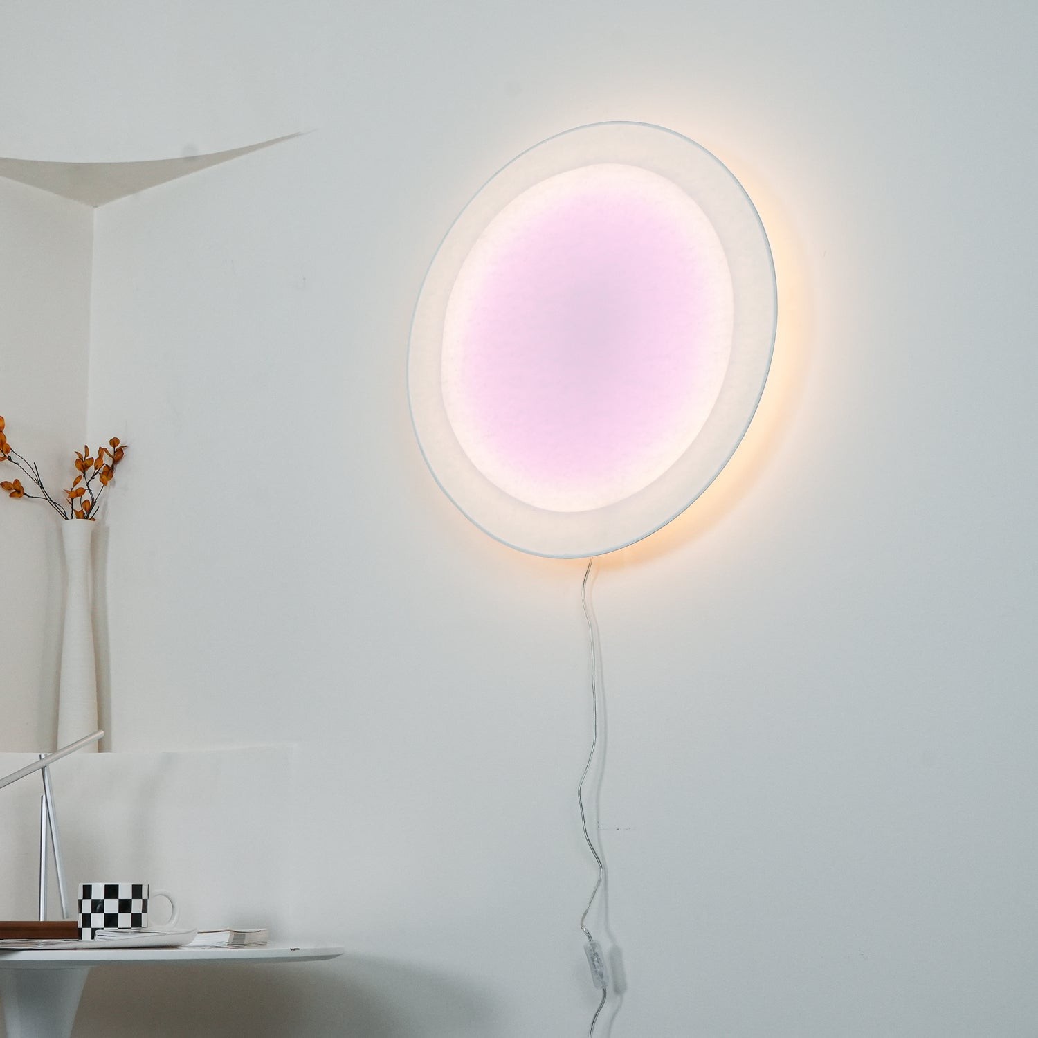 Modern Simple Plug-In Round Wall Lamp G54