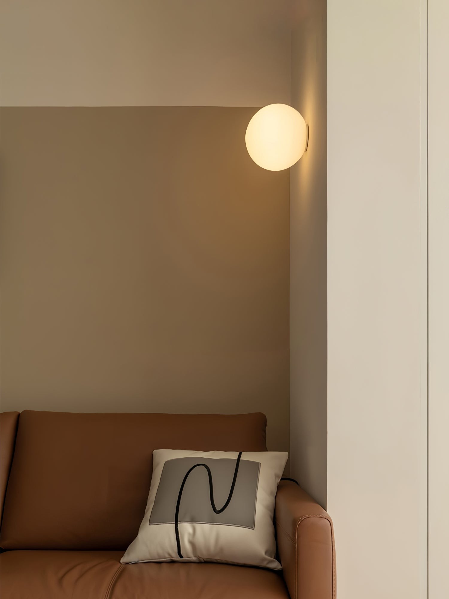 Minimalist Bauhaus Orb Style Wall Lamp M550