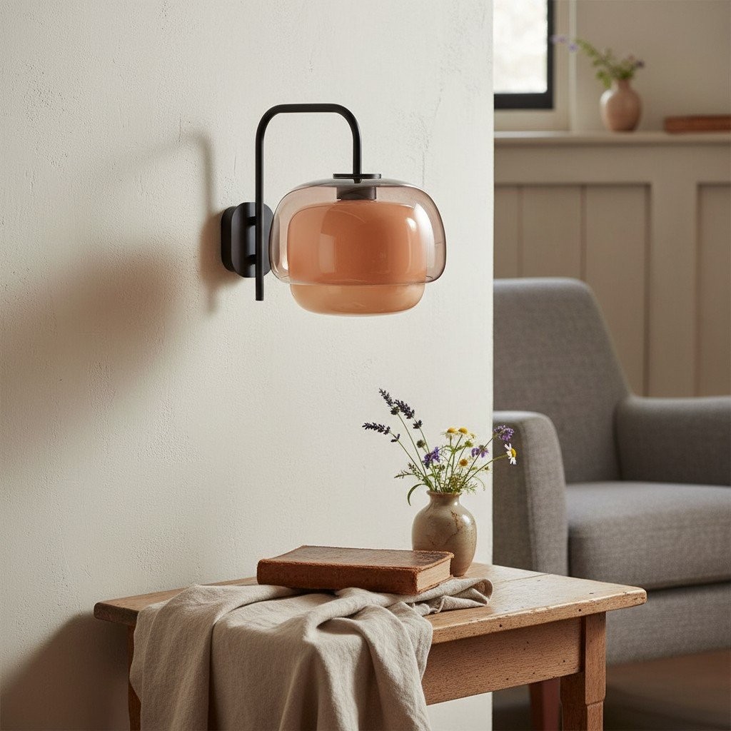 Clinco Double Sphere Glass Sconce ‑ Stylish Ambient Wall Lighting T416
