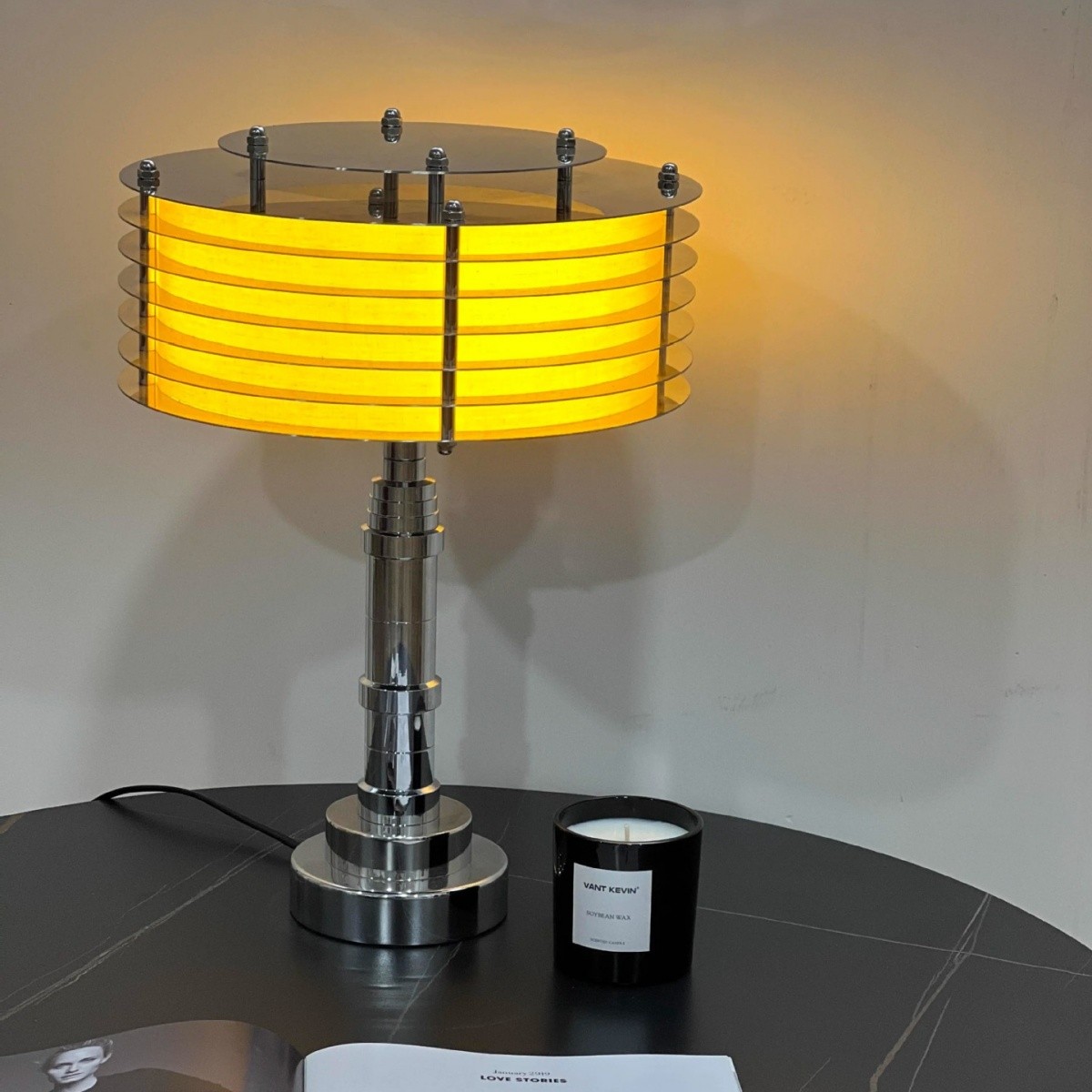 Modern Layered Lamps in Stainless Steel – Table & Floor Options S257
