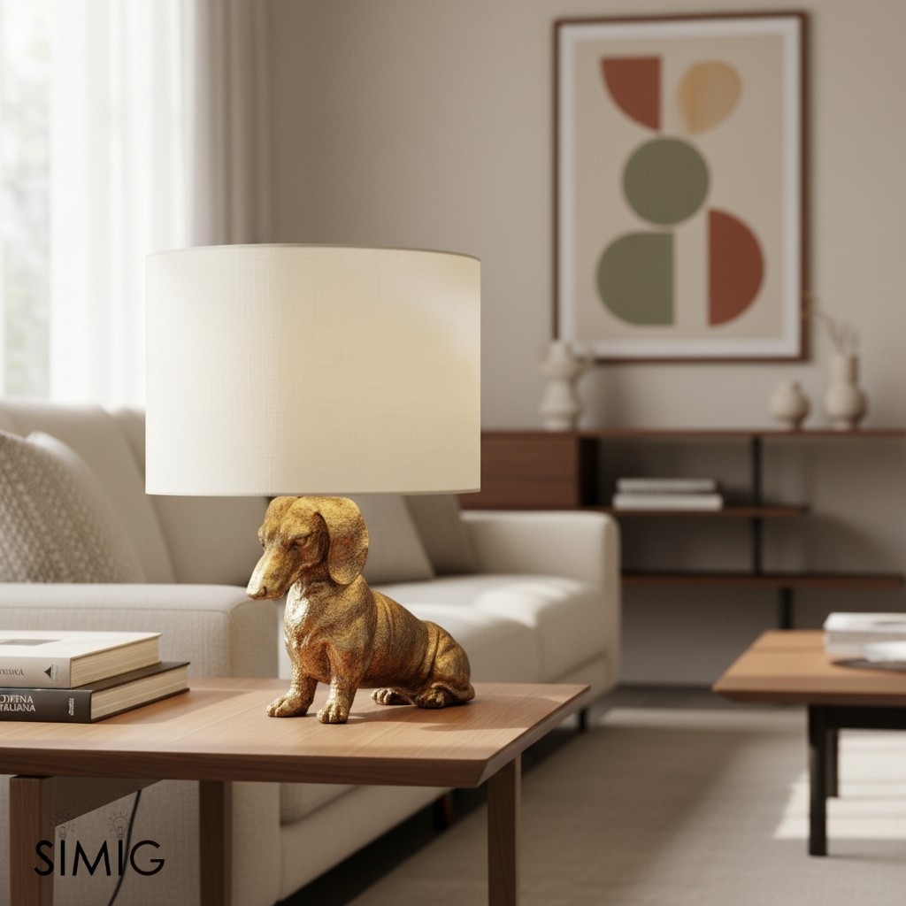 Pawdia Decorative Table Lamp – Cute Animal Design for Bedroom T195