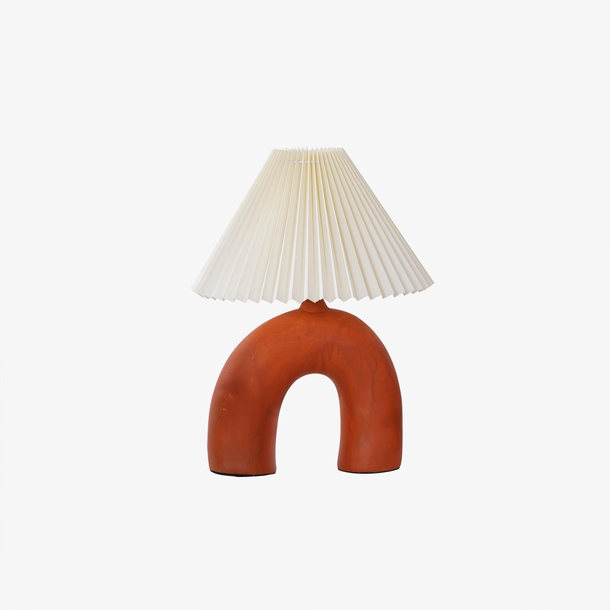 Arched Pleated Table Lamp M391