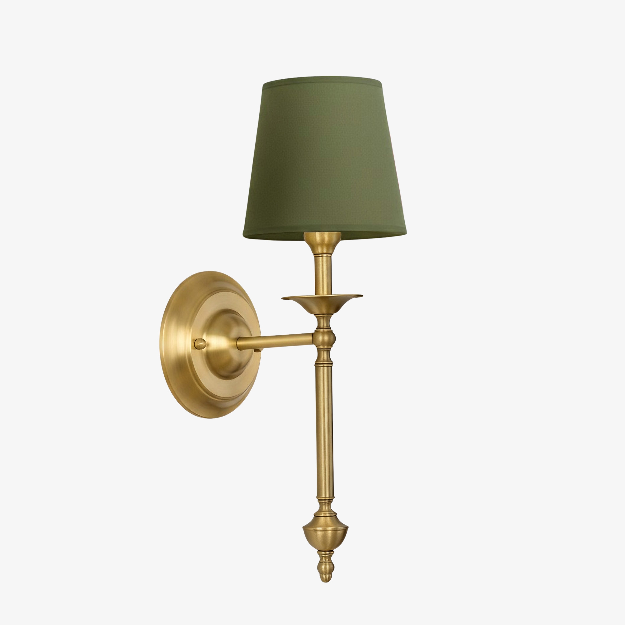 Arcuma Wall Lamp - Modern Copper and Fabric for Living Room T492