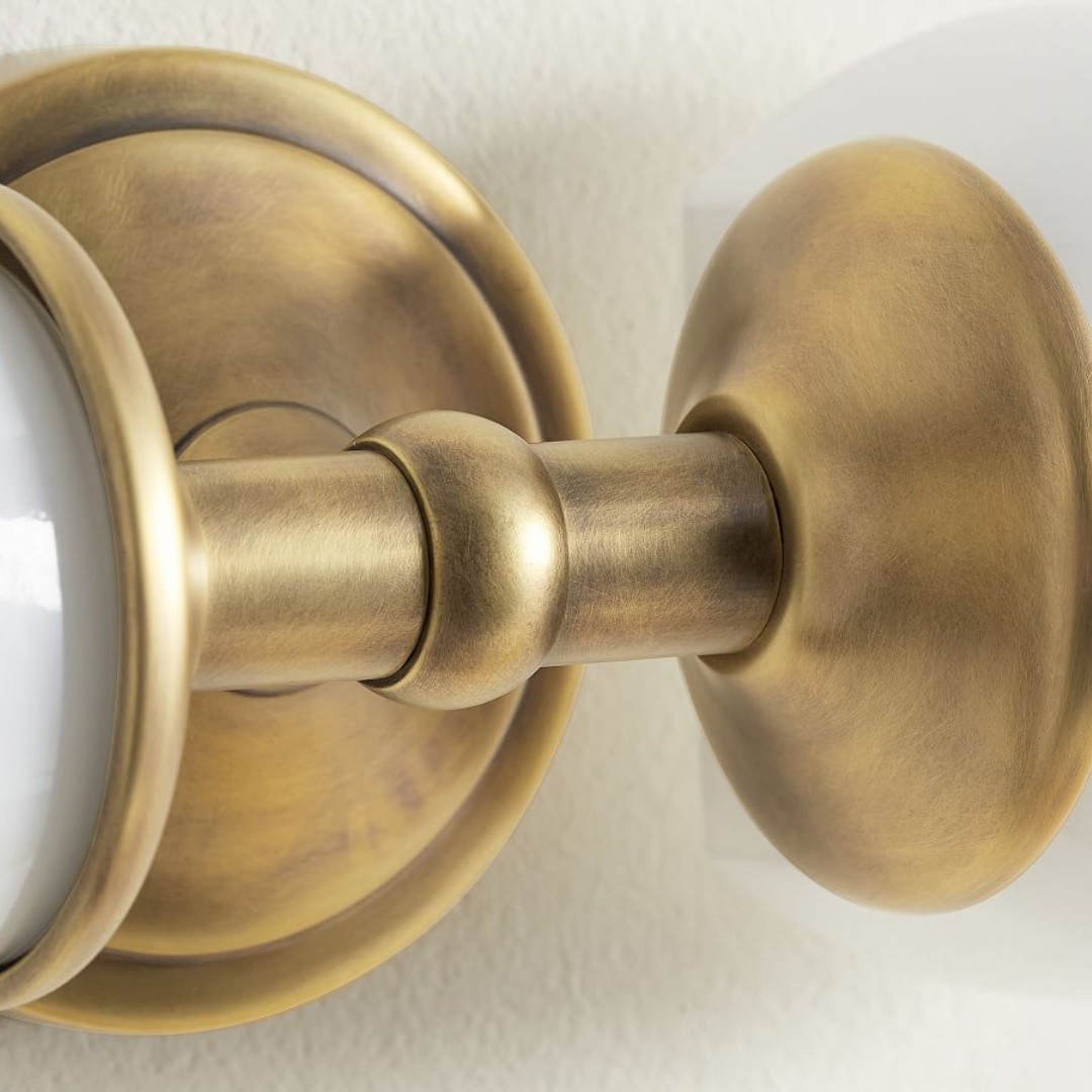 Modern Mercer Double Horizontal Metal Wall Sconce T145