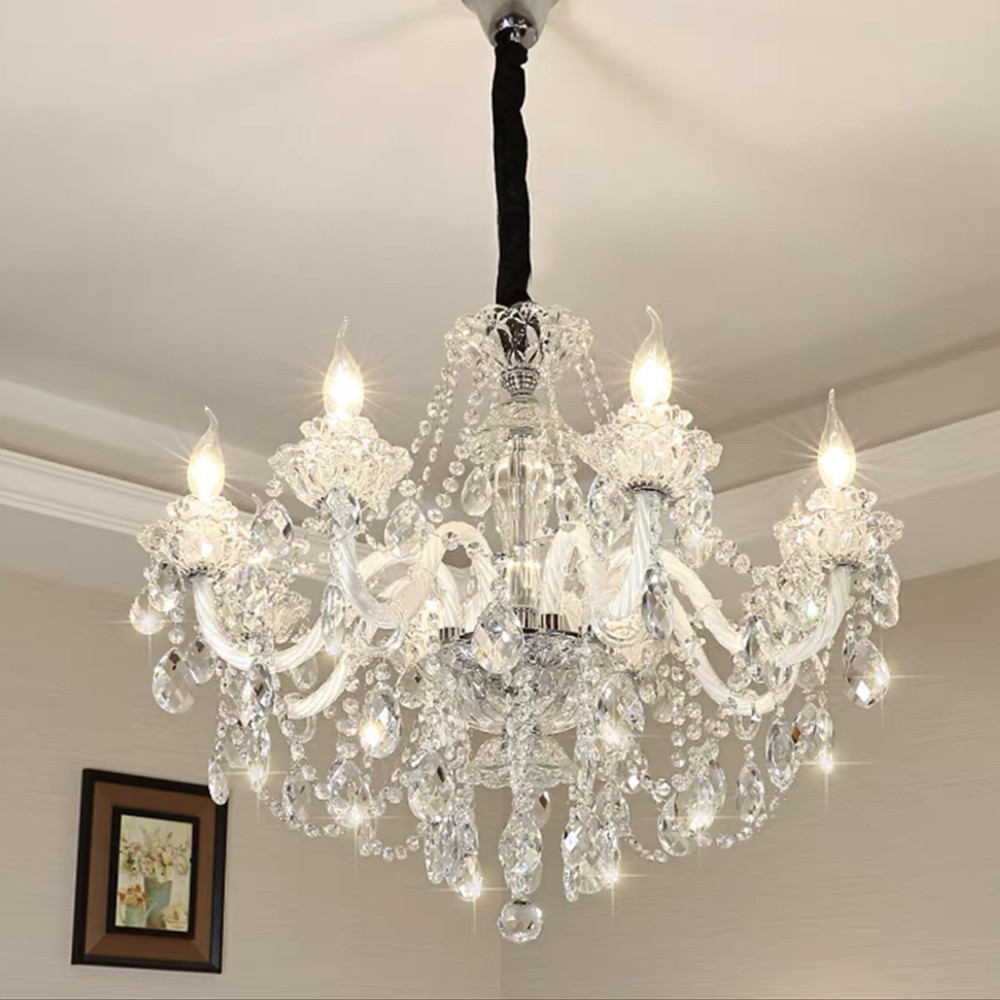 Candlestick Crystal Chandelier