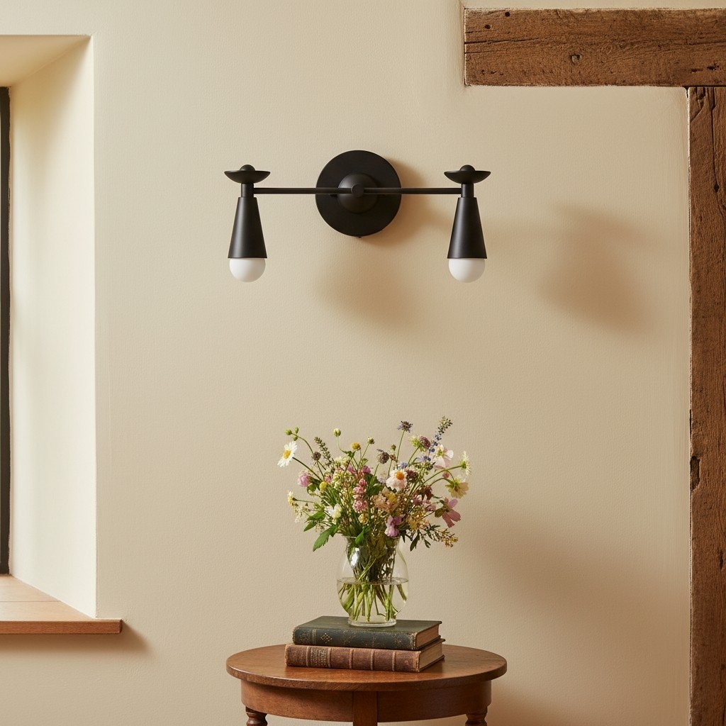 Pyralis Cone Modern Art Deco Lighting - Vintage Style Vanity Sconce Light T302