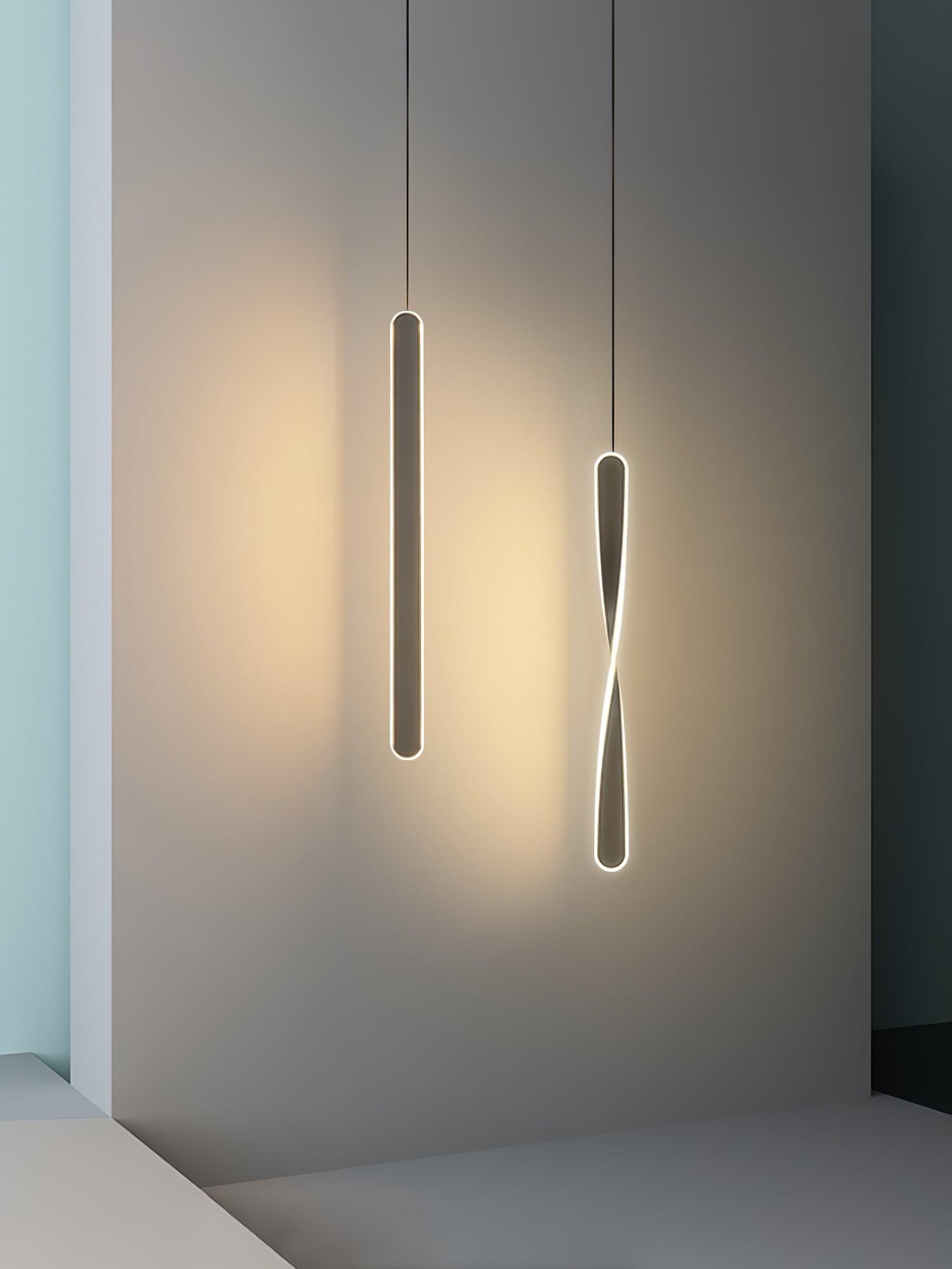 Nordic linear long Pendant Lamp M314