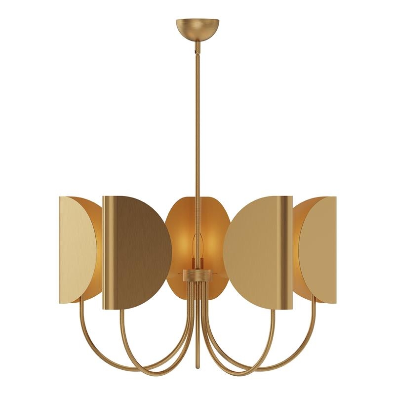 Leaf Brass Chandelier T1772