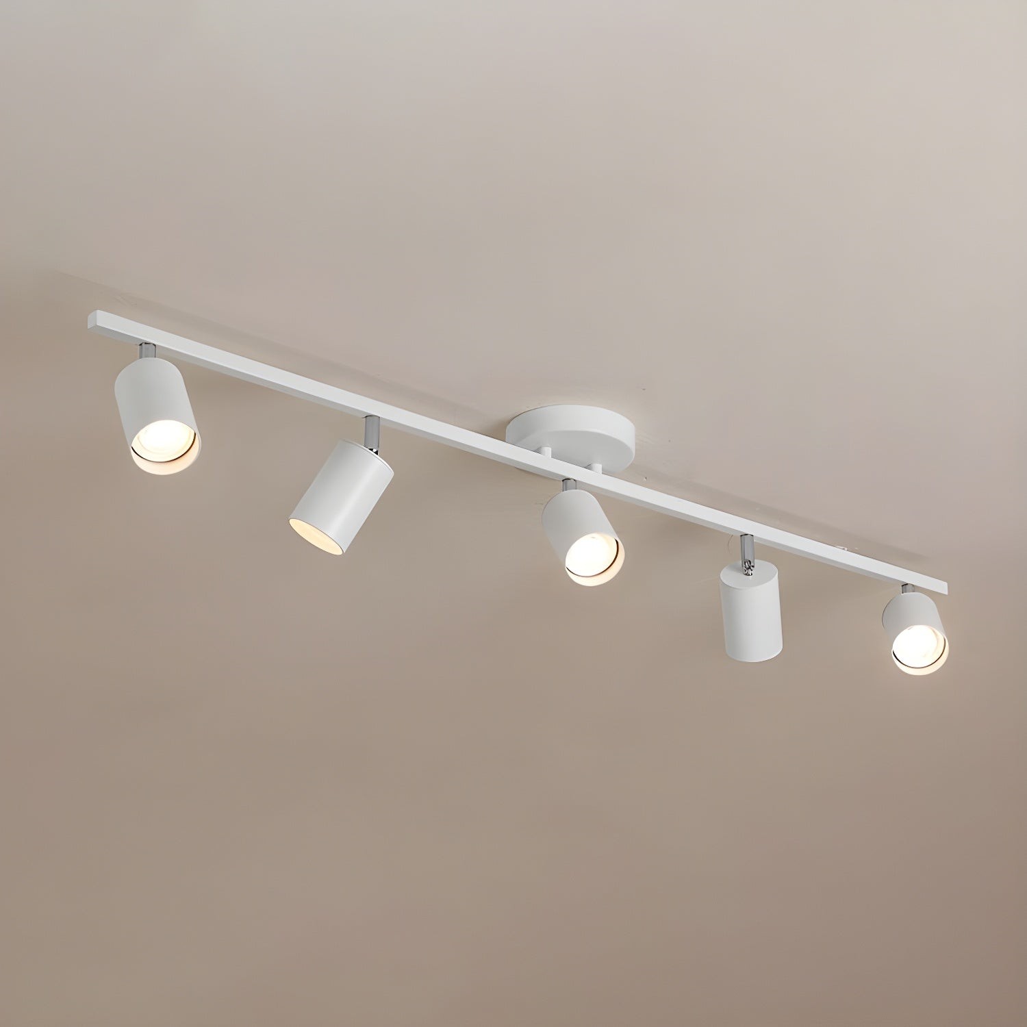 Row Of Multi-Head Metal Ceiling Lights M555
