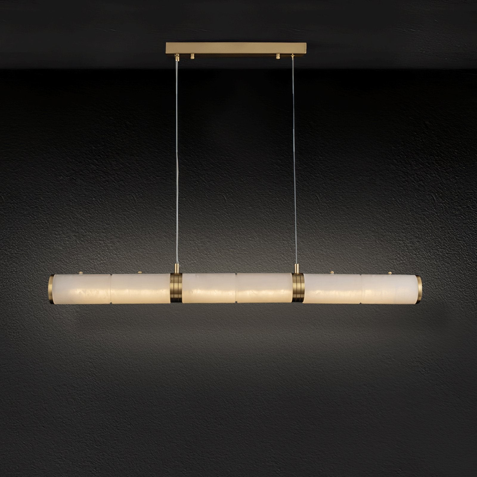 Luxurious Alabaster Beam Pendant Light M581