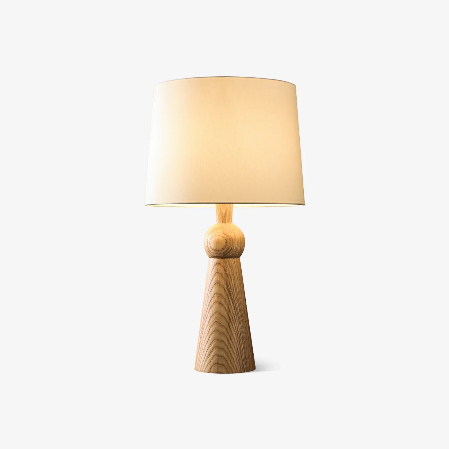 Nordic Retro Solid Wood Fabric Table Lamp M572