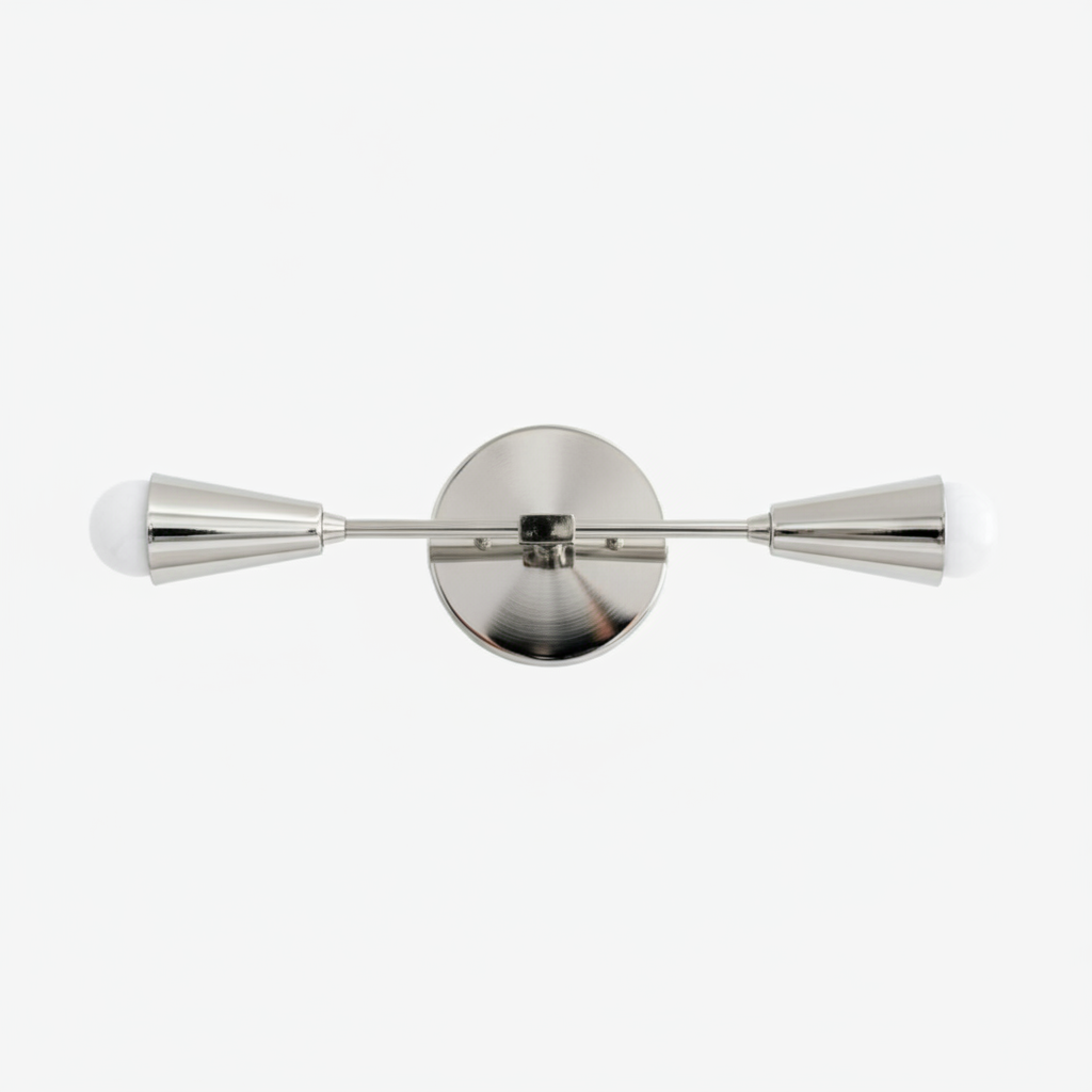 Mobilux Line Minimalist Vanity Light Fixture - Mid Century Bathroom Sconce T315