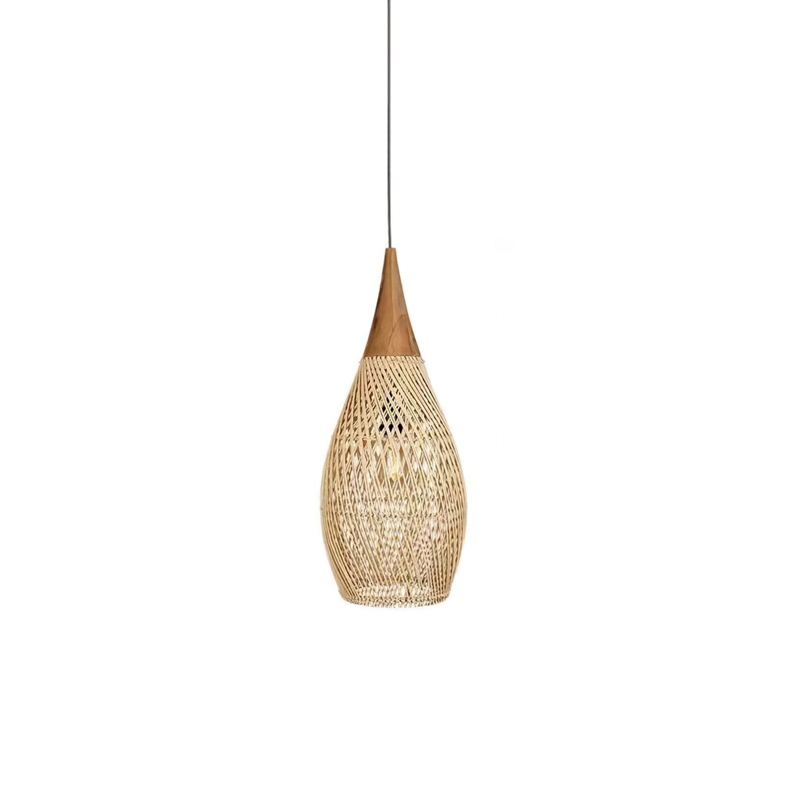 Harp Braided Rattan Pendant Lamp T048