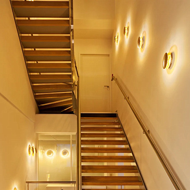 Discola Wall Lamp Metal Disc Design - Living Room Ambient Light