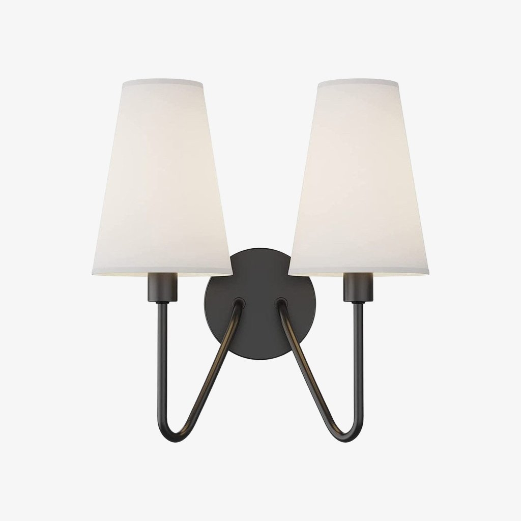 Arcuma Fabric Wall Sconce – Stylish Shade for Bedroom Lighting T500