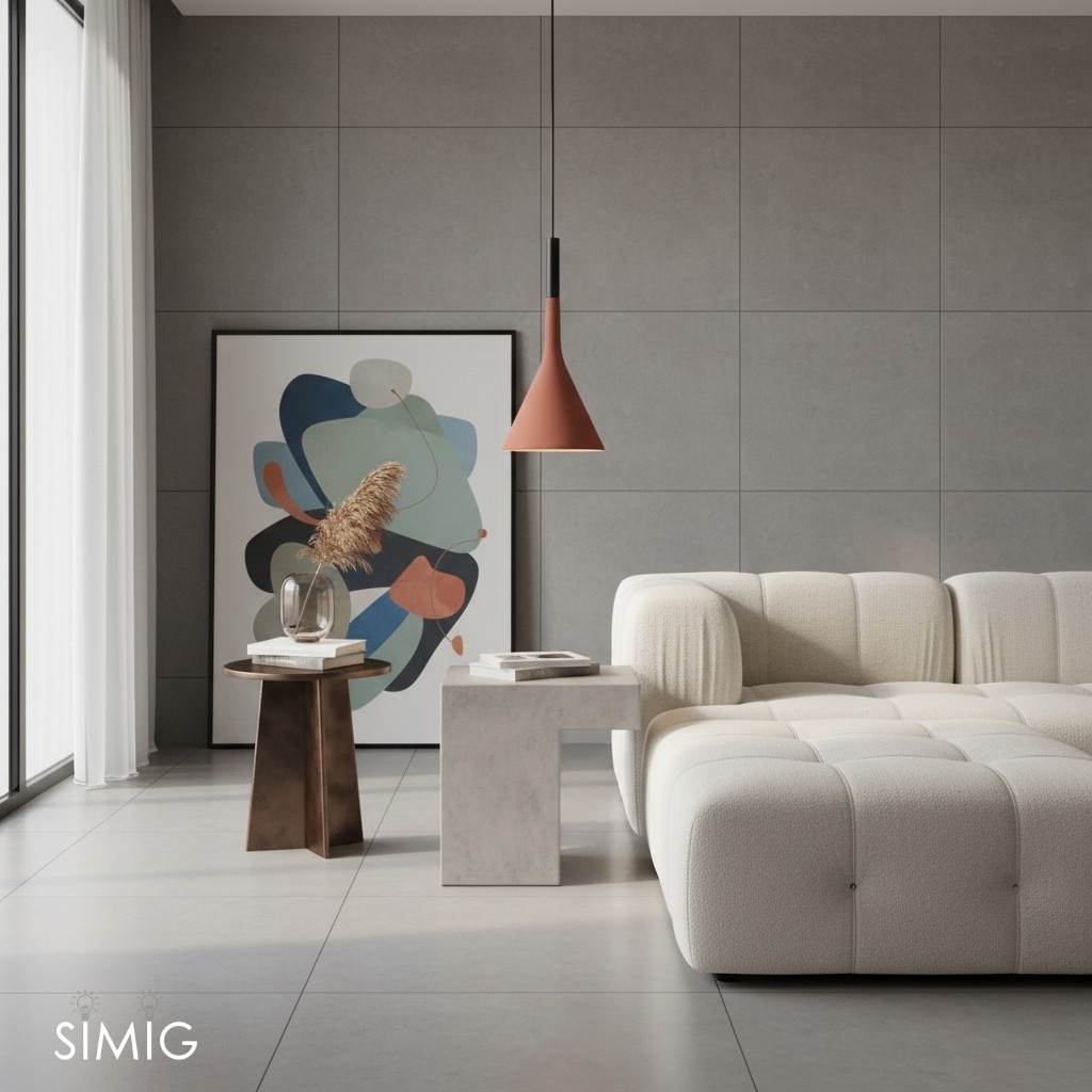 Alphomo Pendant Light - Minimal Concrete Pendant for Kitchen