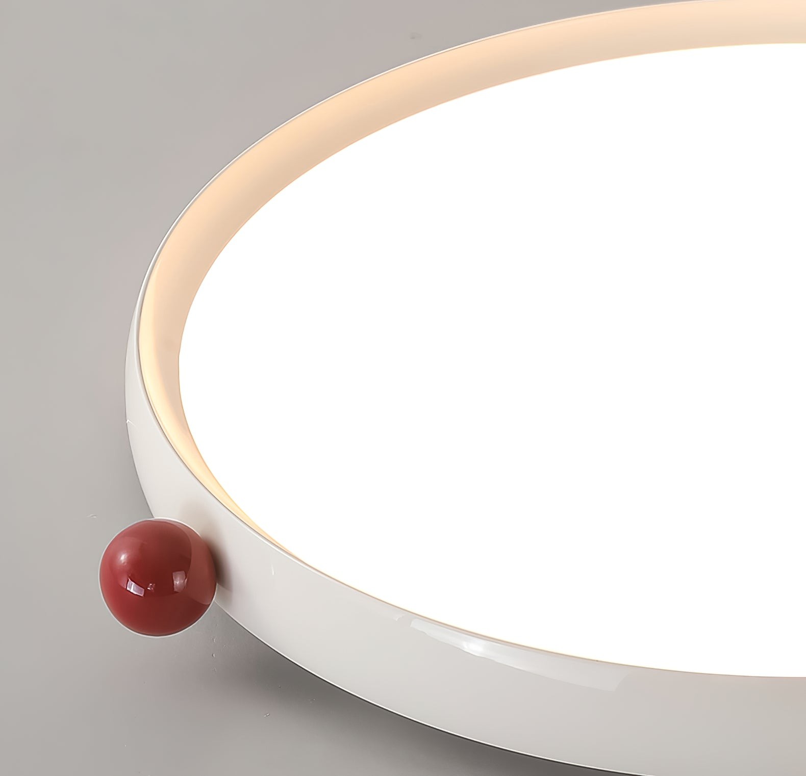 Minimalist Disc Cream Style Ultra-thin Ceiling Lamp M440