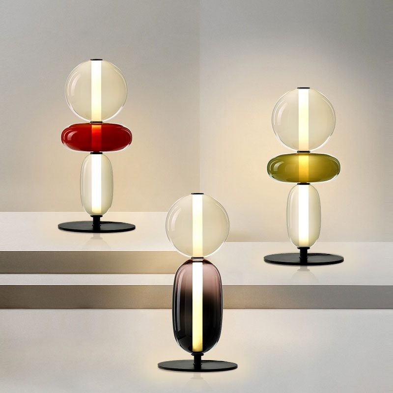 Nordic Minimalist Creative Luxury Gourd Glass Table Lamp M382