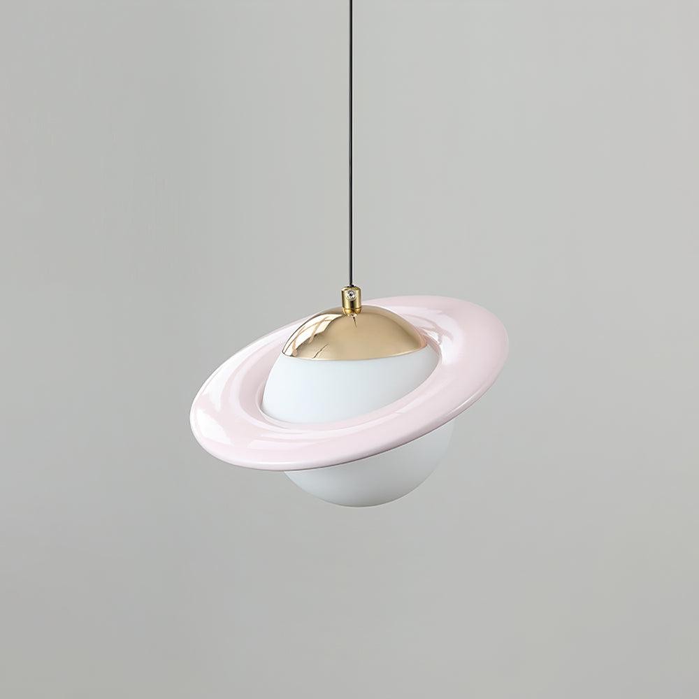 Romantic Saturn Planet Pendant Lamp for Bedroom M415
