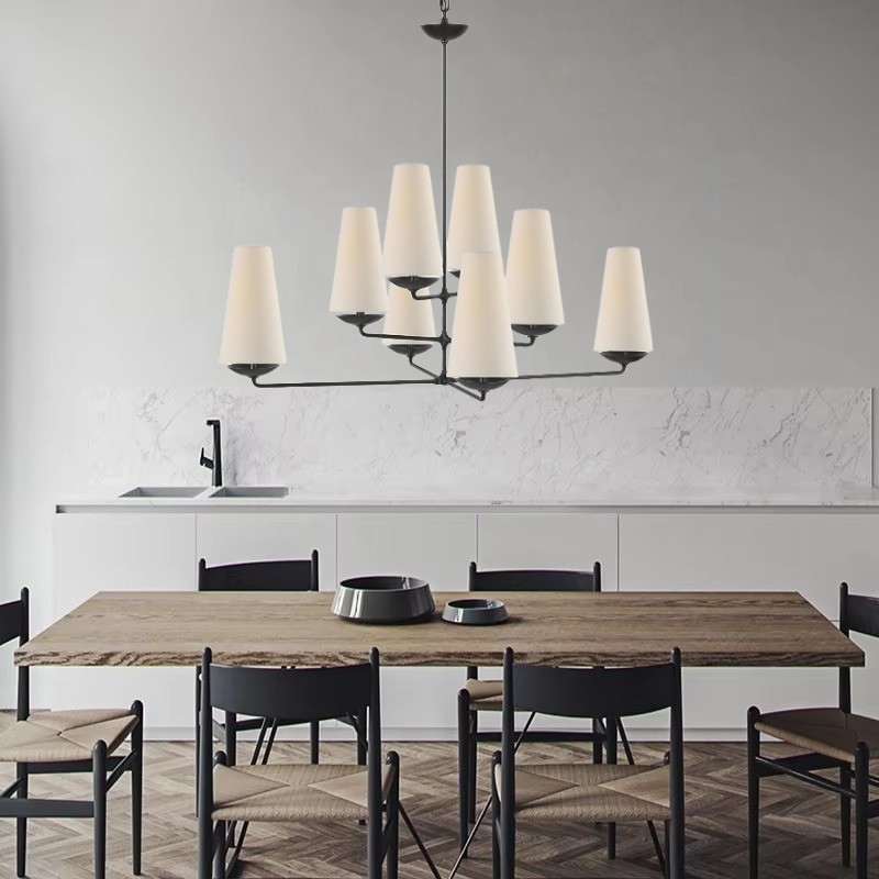 Luxe Vertical Pendant Light – Contemporary Design for Living Room T101