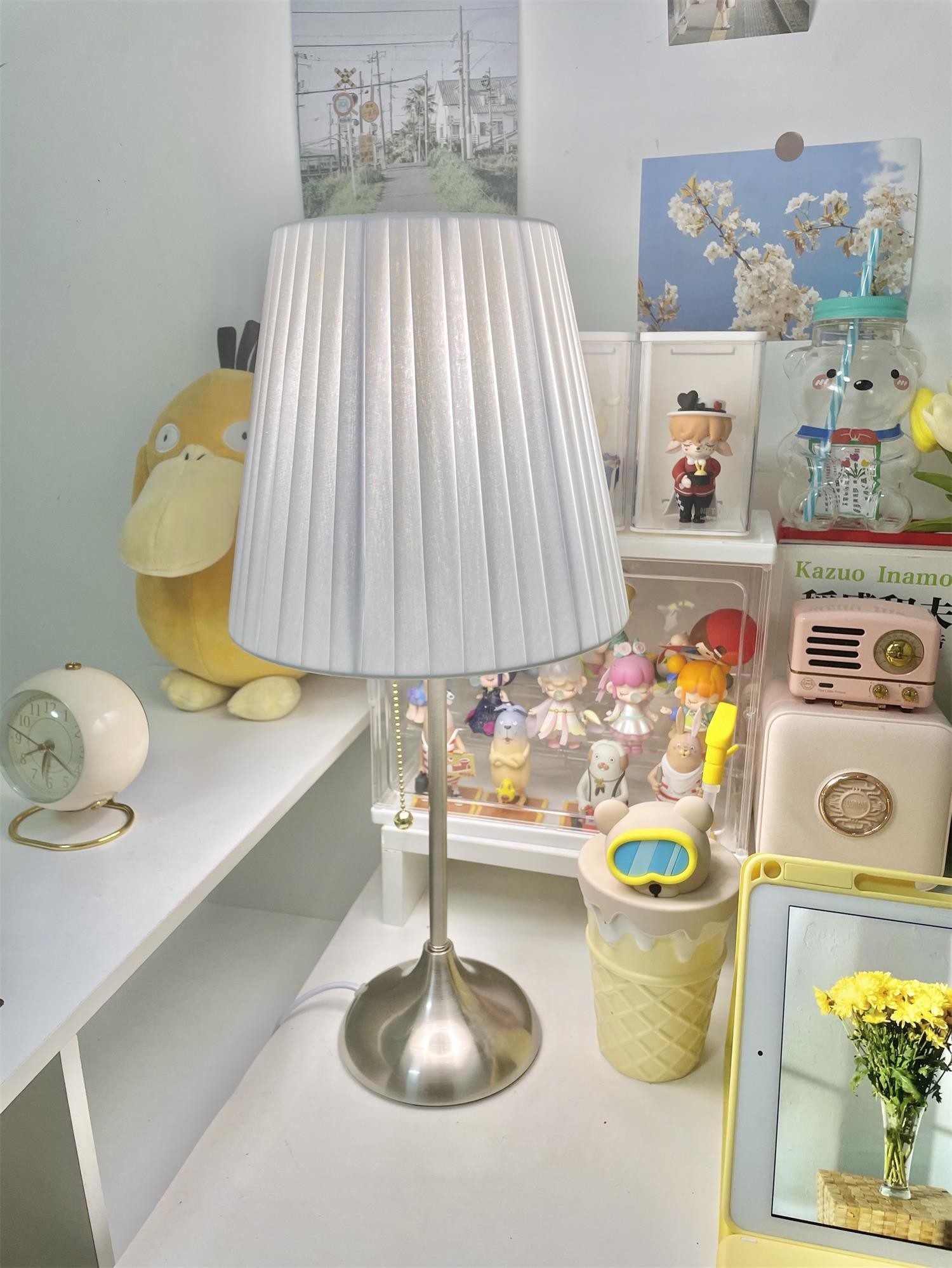Metal Base Bedside Table Lamp M576