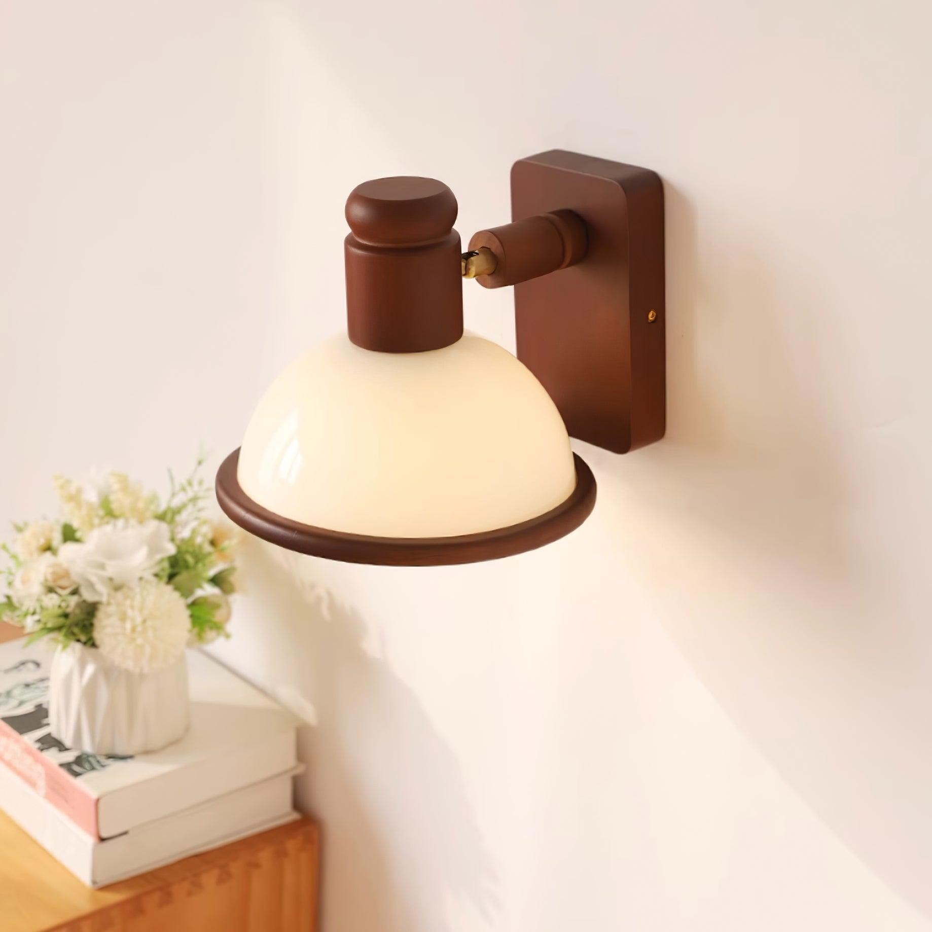 Modern Wooden Adjustable Bedside Reading Wall Lamp M275