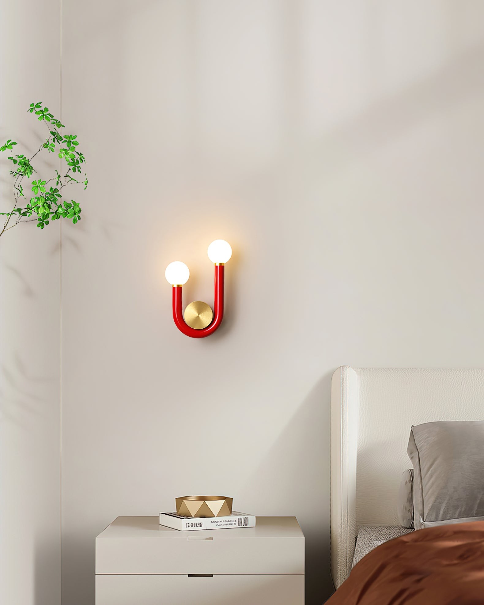 Creative U Shaped Double Head Wall Lamp M91