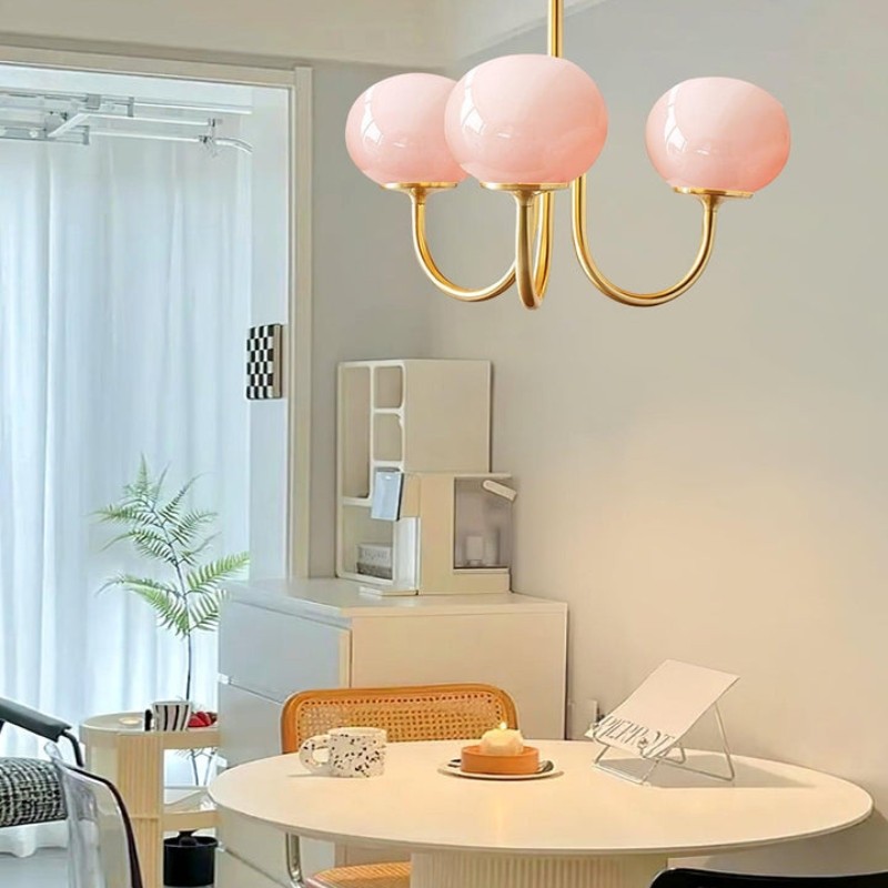 Bauhaus Glass Ball Marshmallow Chandelier S200