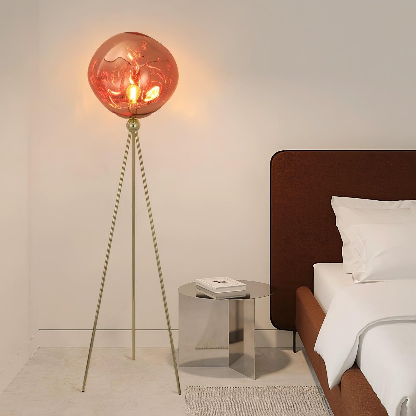 Tripod Irregular Lava Floor Lamp M216
