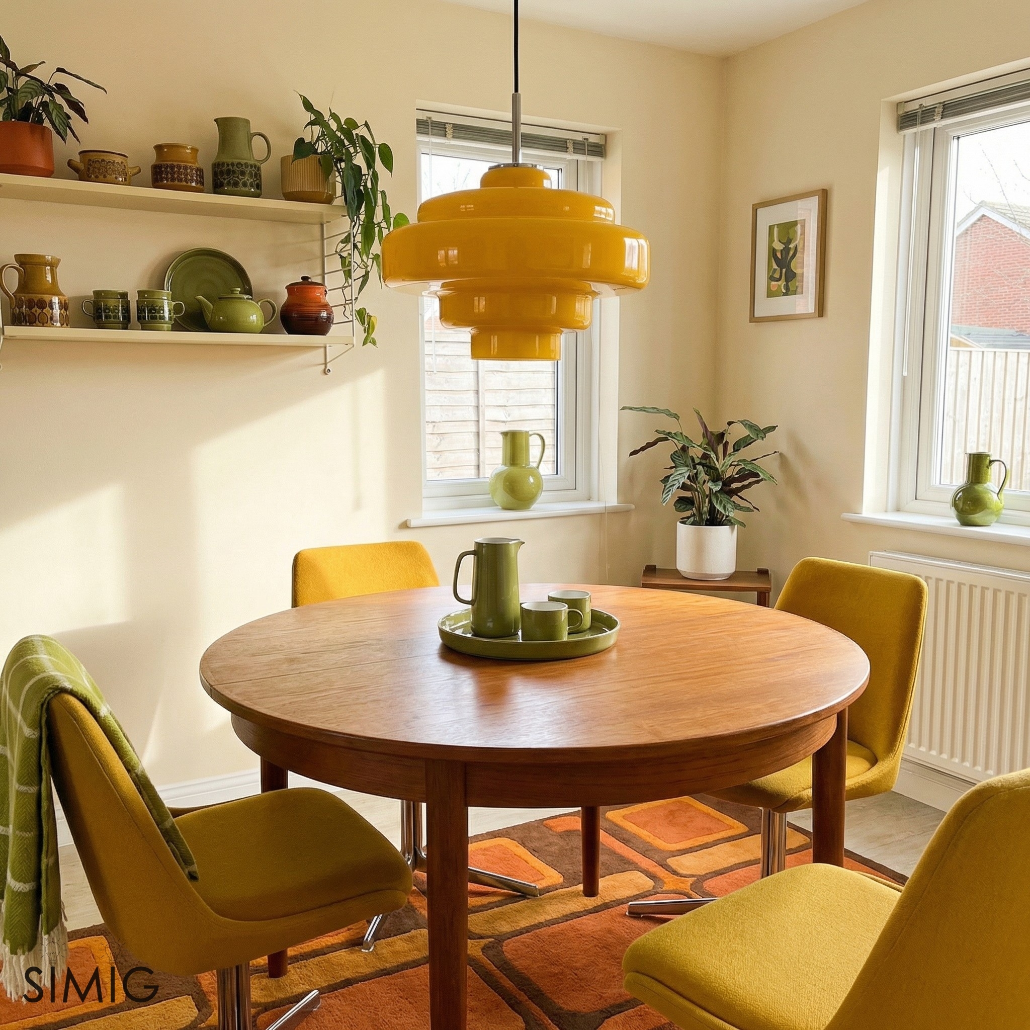 Koloro Multi-Layer Pendant Light - Vintage Metal and Glass for Living Room T277