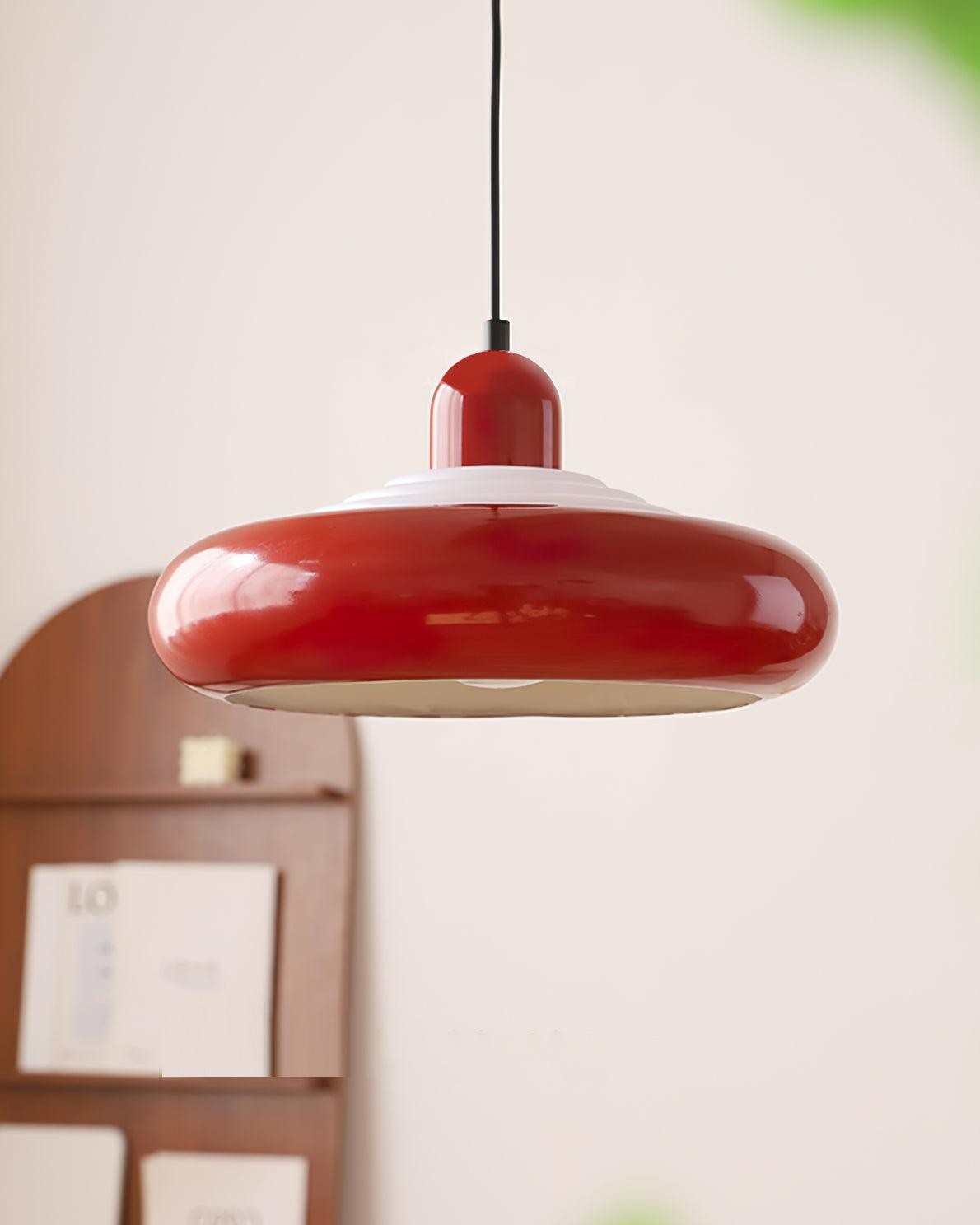 Multi-tiered Round Tower Cream Color Pendant Lamp M385
