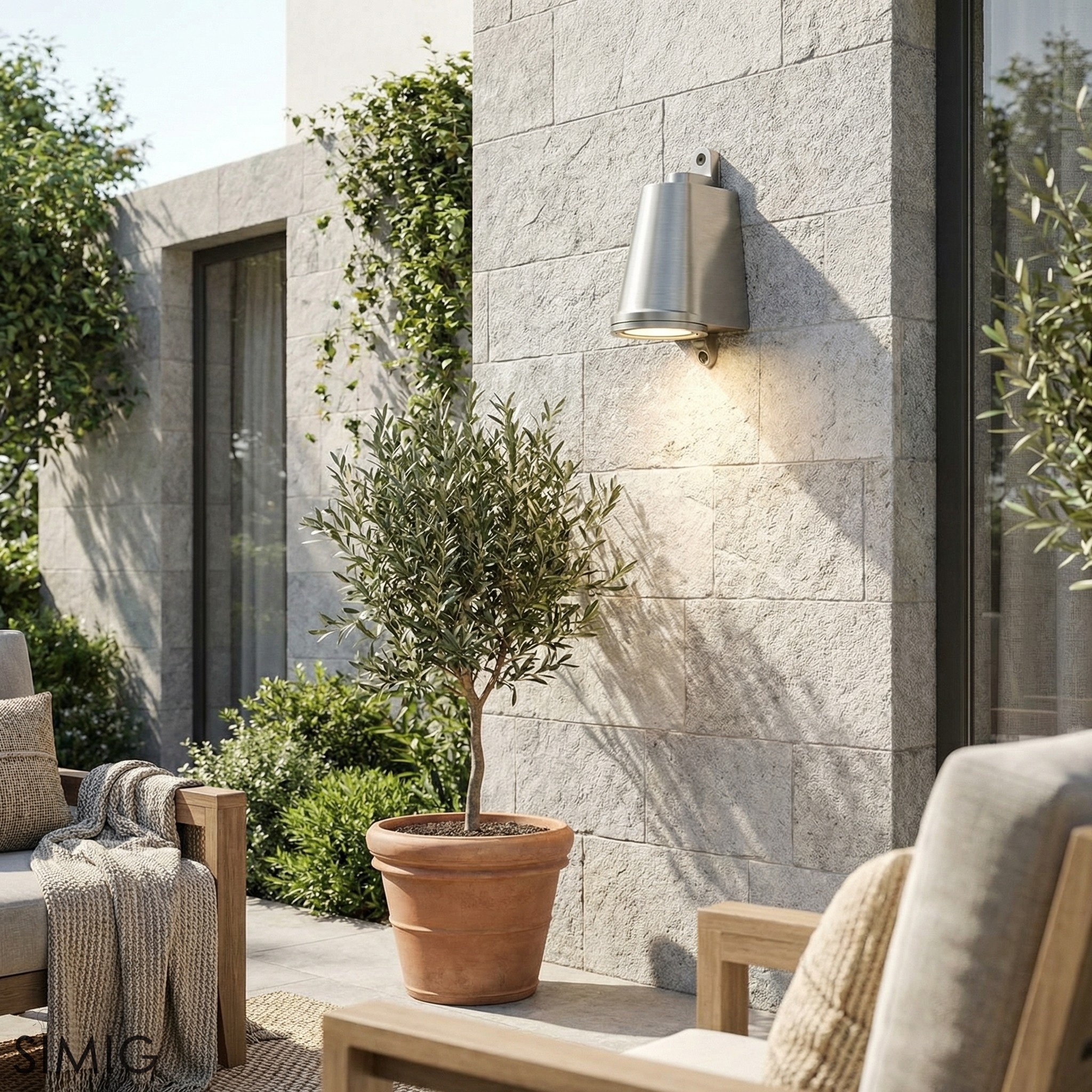 Orran Bell Shade Outdoor Wall Sconce - Industrial Porch Downlight T1201