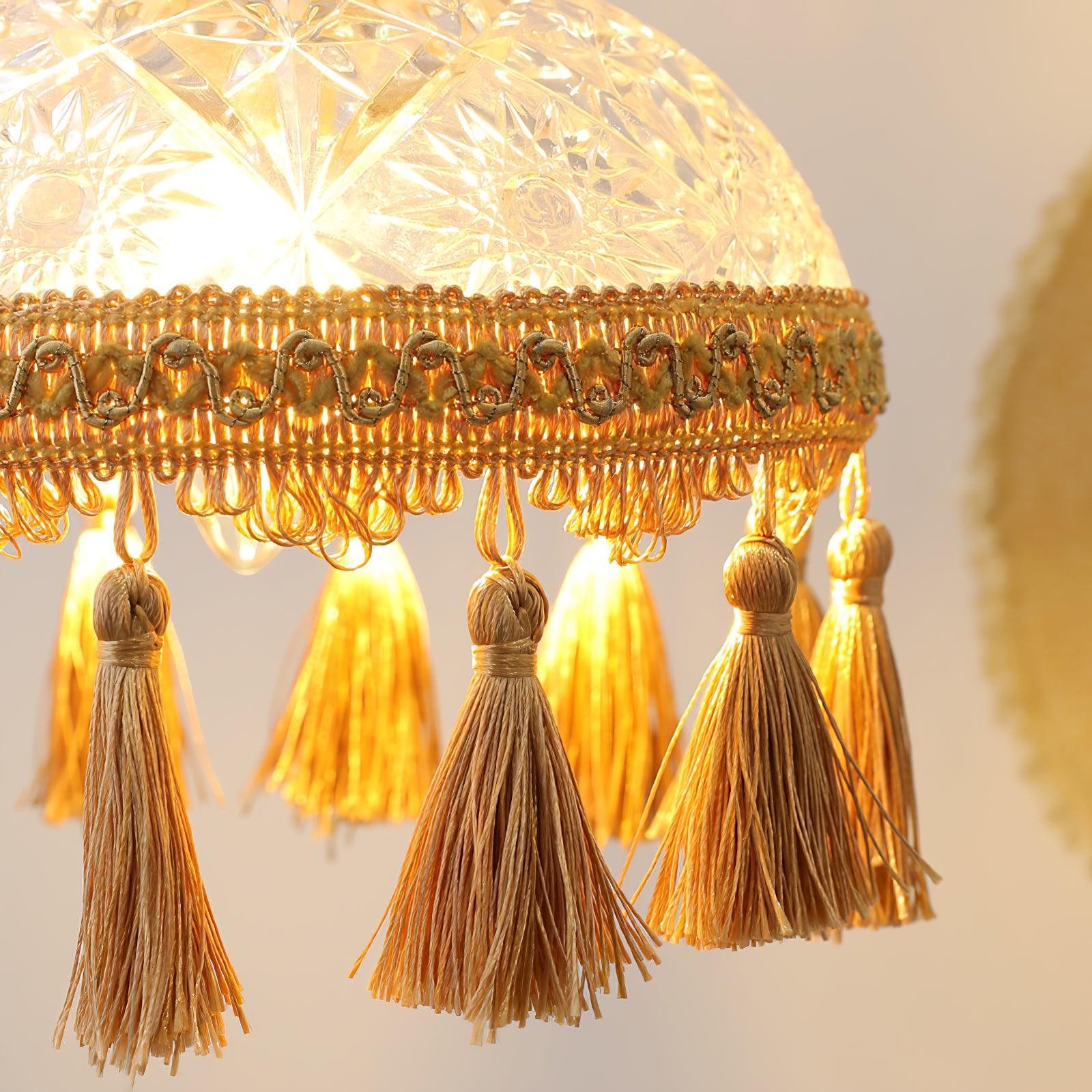 Bowl Tassel Pendant Light M387