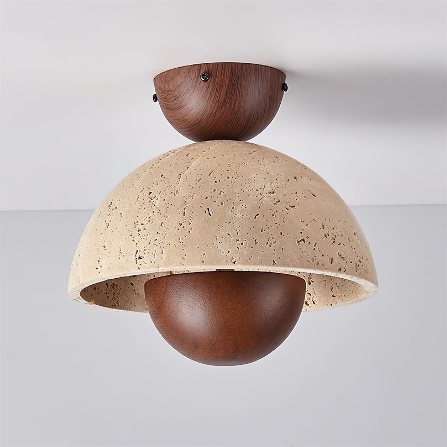 Japanese Wooden Inverted Ceiling Light M88