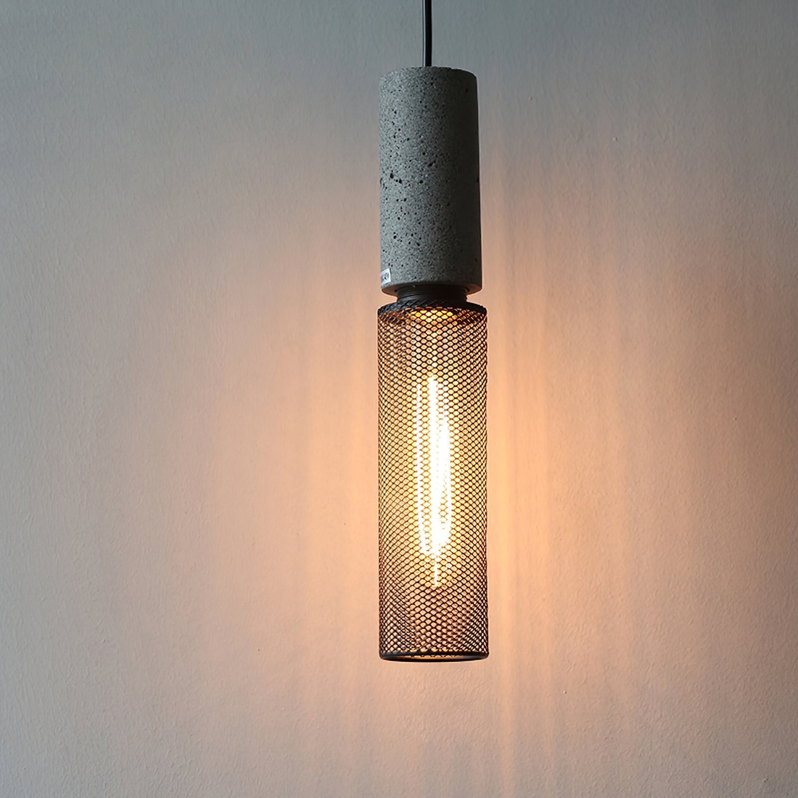 Cement Mesh Pendant Light M566