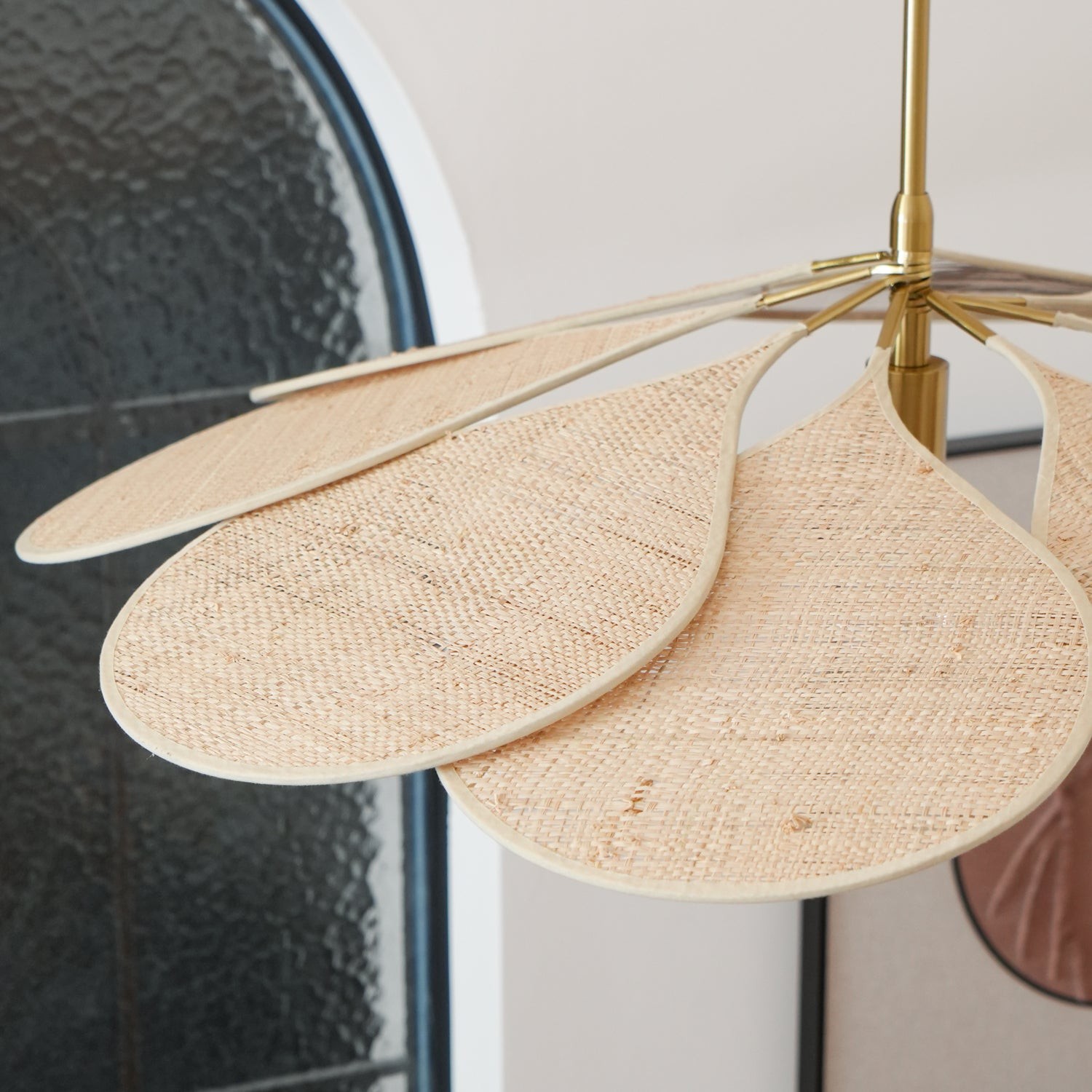 Petals Bloom Rattan Pendant Lamp M428