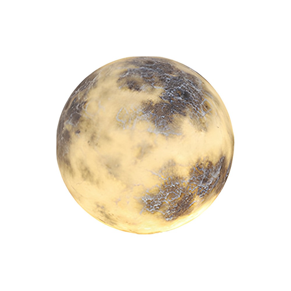 Waterproof Luminous Moon Art Decor Modern Ground Lawn Lamp M03