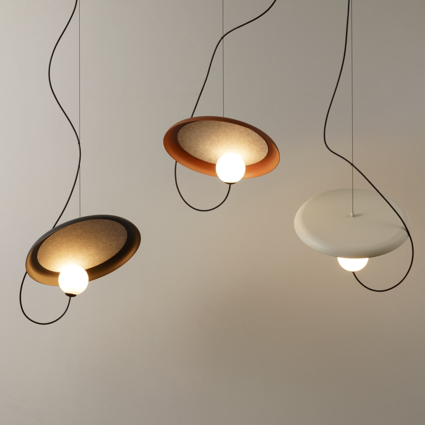 Acoustic Disc Pendant Lamp T1672