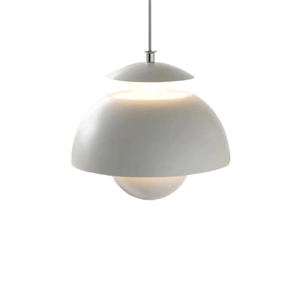 Scandinavian Metal Flower Pendant Light - Living Room Fixture S97