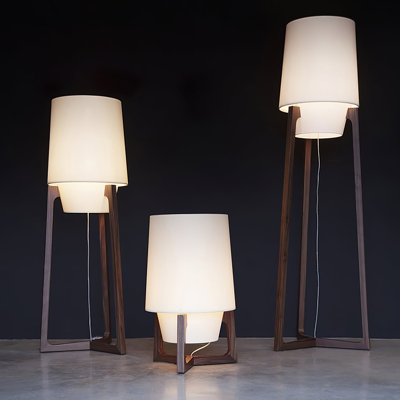 Modern Simple Chinese Style Solid Wood Floor Lamp M51