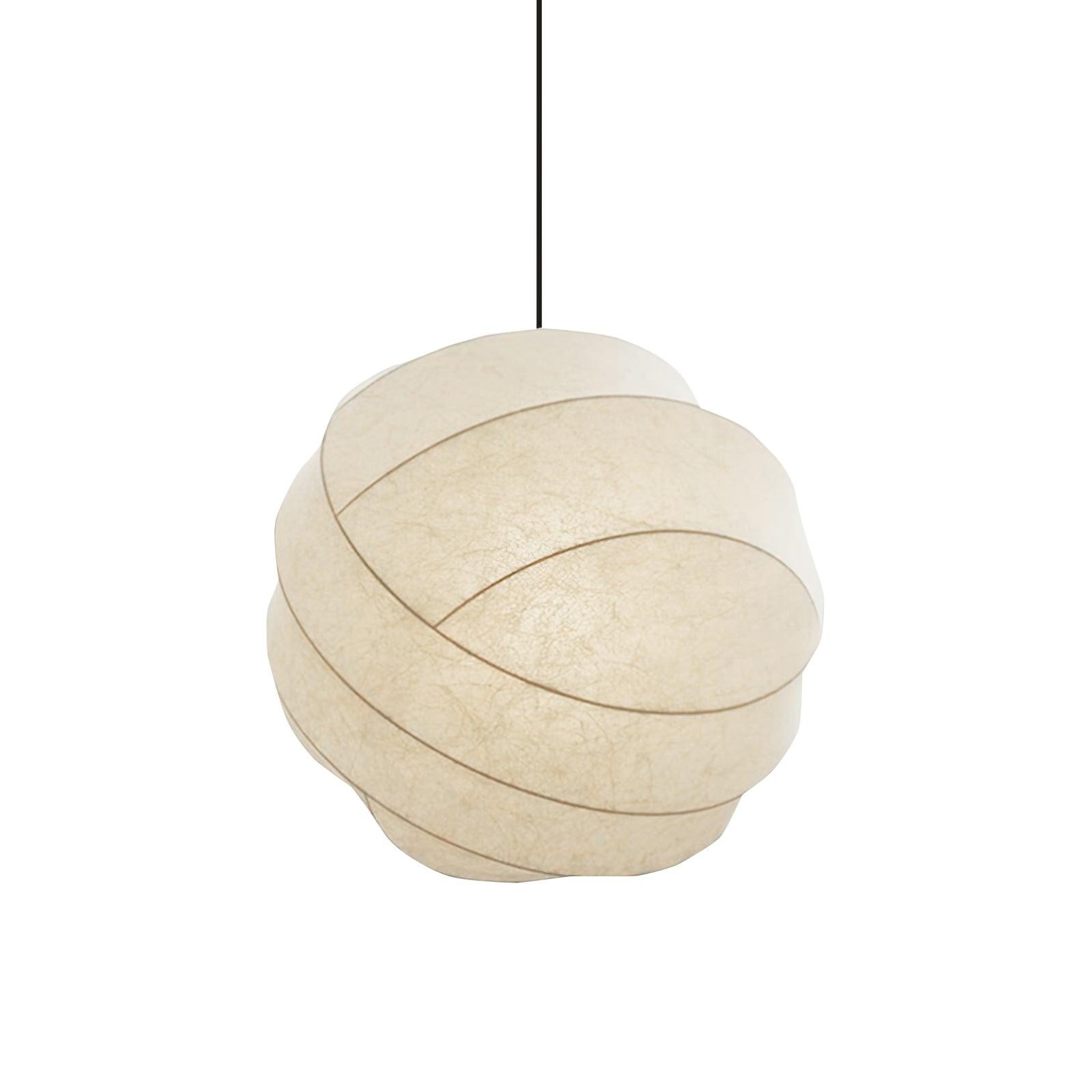 Wabi-Sabi Style Fiber Cocoon Pendant Lamp M400