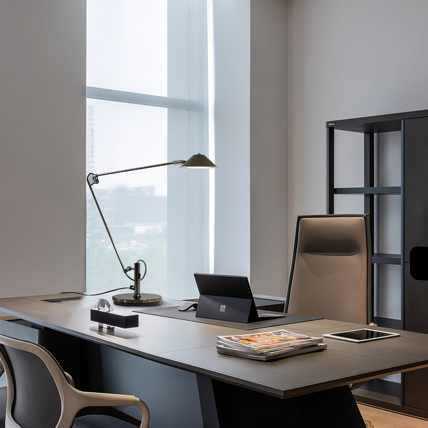Adjustable Black Office Task Lamp T1596