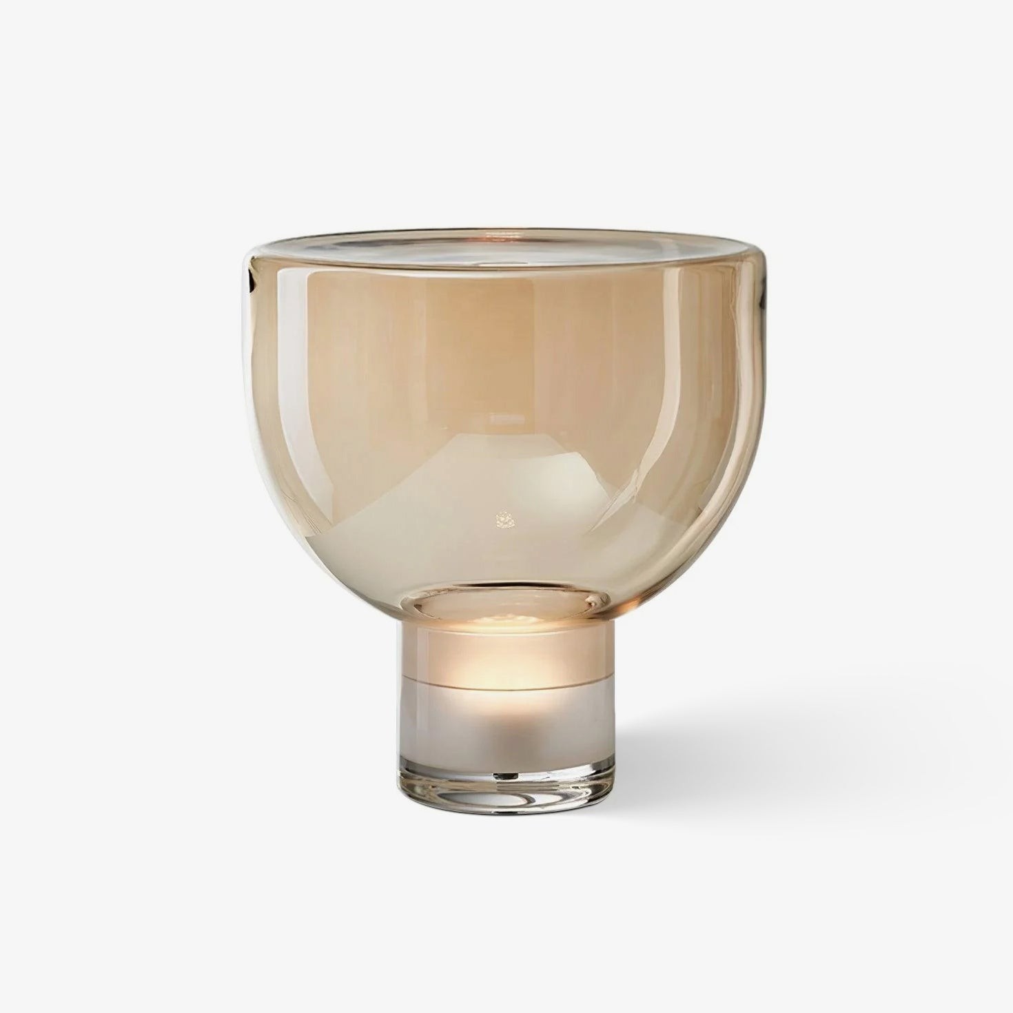 Nordic Simple Modern Luxury Glass Table Lamp For Study Room M394