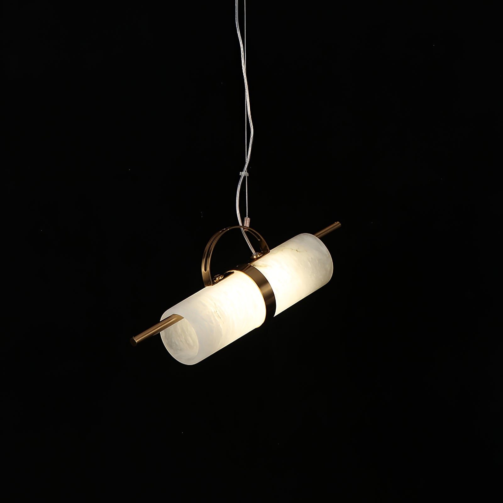 Mini Cylindrical Alabaster Pendant Light T1645