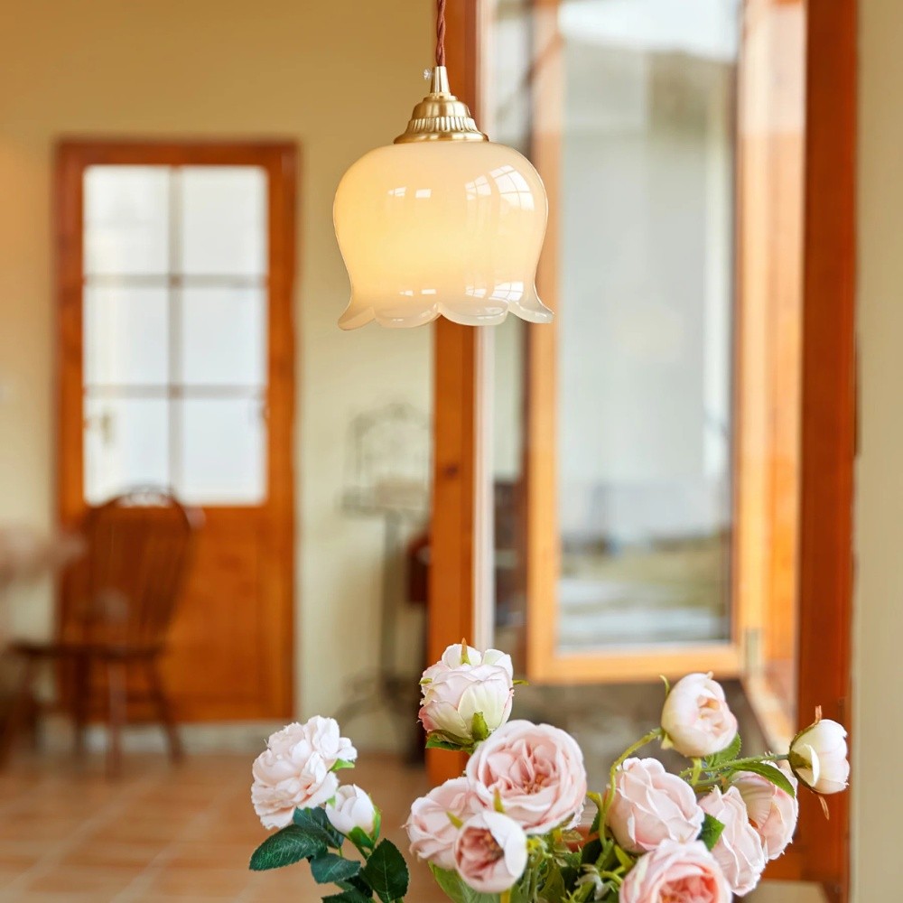 Vintage Valley Flower Pendant Light S163