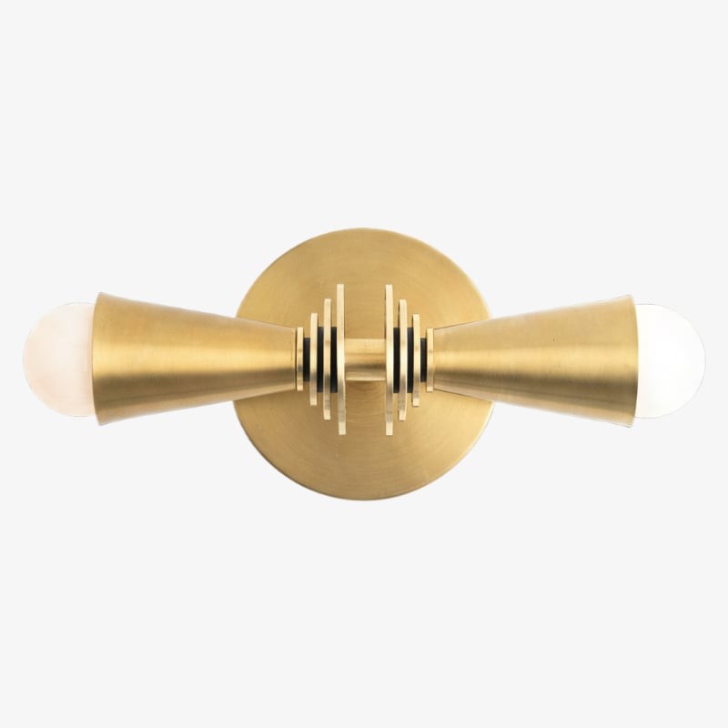 Pyralis Cone Art Deco Wall Light - Multi-Directional Sconce for Vanity or Wall T345