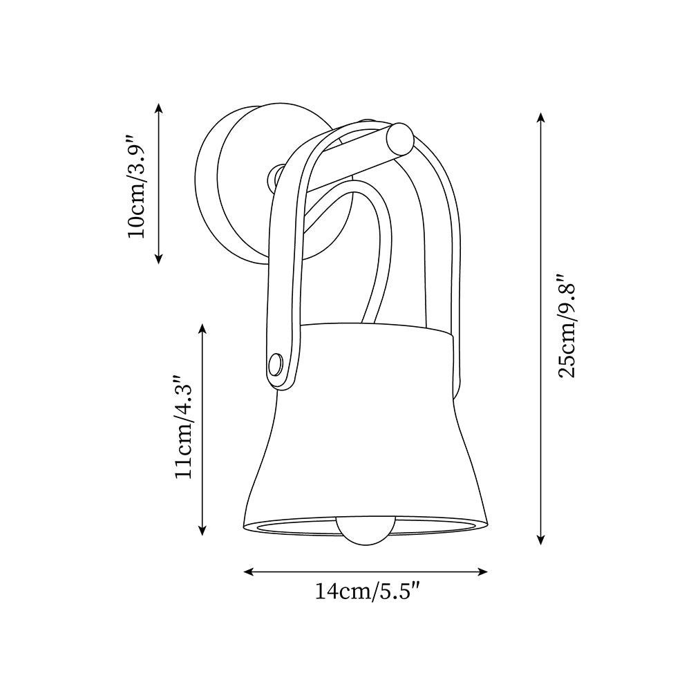 Personalized Creative Curved Portable Wall Lamp M177